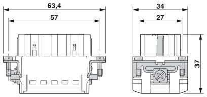 Модуль для контактов-HC-B10-I-TPT-F