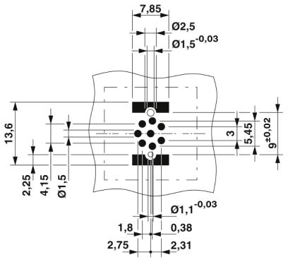 Встраиваемые разъемы-SACC-CI-M12FS-8P SMD T