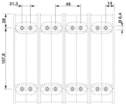 Болтовые клеммы-RBO 12-3L/FE-HC