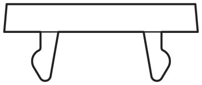 Фиксируемые таблички-UCT-EM (17,5X7,5)