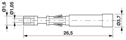 Гнездовой контакт-CK1,6-ED-BU-POF