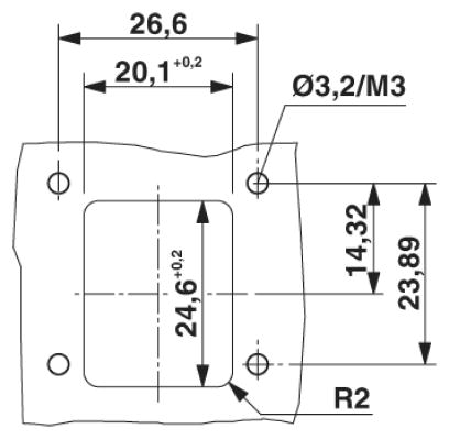 Монтажные рамы-VS-08-A-RJ45/LP-1-IP67-BK