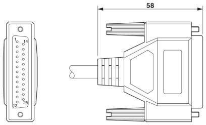 Кабель D-SUB-VS-25-DSUB-20-LI-1,0