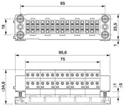 Комплект контактных вставок-VC-AR4/5M-S66666-SET