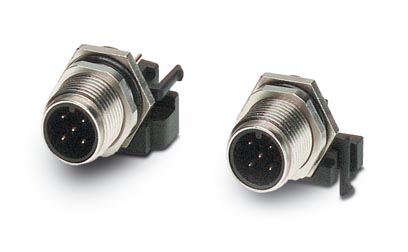 Встраиваемые разъемы-SACC-DSIV-M12MS-5CON-L 90