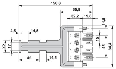 Разъем печатной платы-PC 35 HC/ 4-STF-SH-15,00