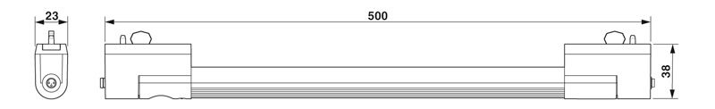 Светодиодная лампа распредшкафа-PLD E 400 W 500