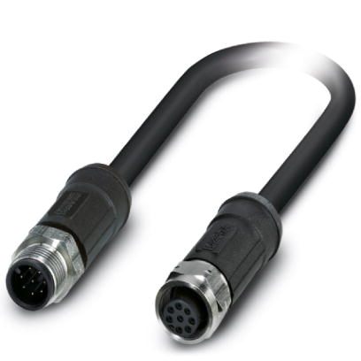 Кабель для датчика / исполнительного элемента-SAC-8P-M12MS/2,0-28X/M12FSSHOD