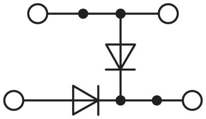 Клеммный блок-UKK 5-2DIO/O-UR/UL-UR