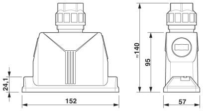 Корпус-HC-ADV-B24-HHWH-1TGM40-PL