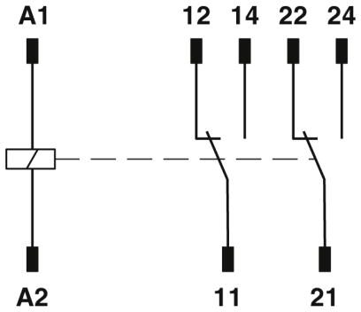 Реле безопасности-REL-SR-24DC/2X21/FG
