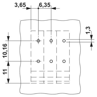 Клеммные блоки для печатного монтажа-FRONT 4-H-6,35