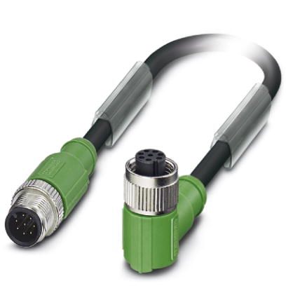 Кабель для датчика / исполнительного элемента-SAC-8P-M12MS/ 3,0-PUR/M12FR SH