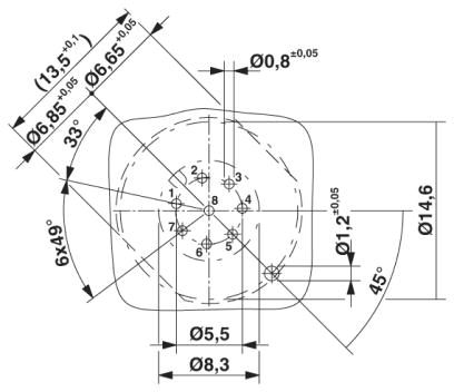 Проходная деталь-SACC-DSI-M12FS-8CON-M16 SH