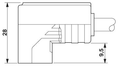 Кабель для датчика / исполнительного элемента-SAC-3P-MS-CI SCO/.../...