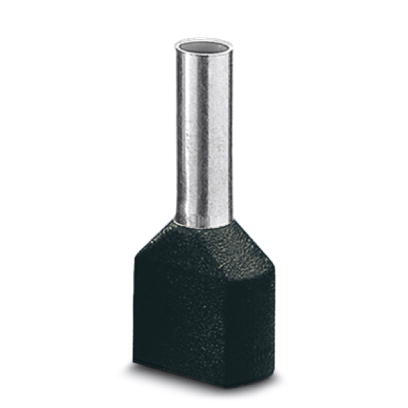 Кабельный наконечник-AI-TWIN 2X 1,5-12 BK