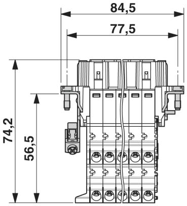 Адаптер клеммного модуля-HC-B 16-A-UT-PER-F