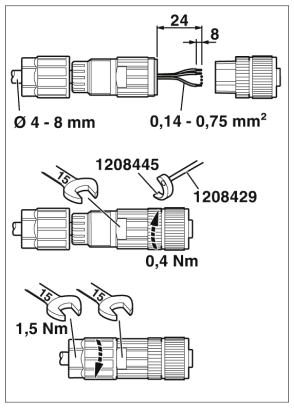 Разъем-SACC-M12FS-5PL M