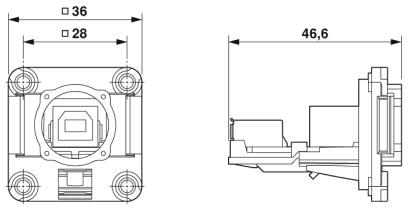 Комплект монтажной рамы-CUC-V06-F1PGY-UBB/UBAB
