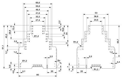 Корпус для электроники-ME 22,5 F-UT TBUS KMGY