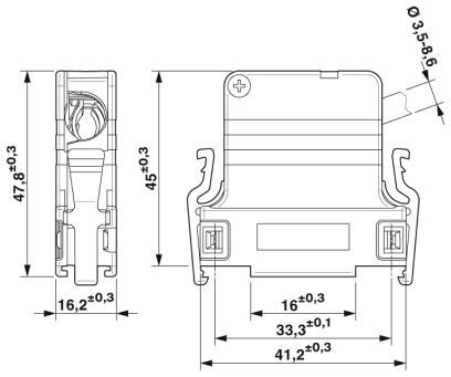 Сальниковый корпус D-SUB-CUC-DST-GPME-A/DSFL15
