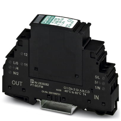 Штекерный модуль для защиты от перенапр-й-PT 2X1VA-60AC-ST