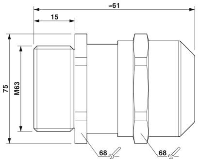 Кабельный ввод-G-ESIS-M63-L68L-NEPDS-S