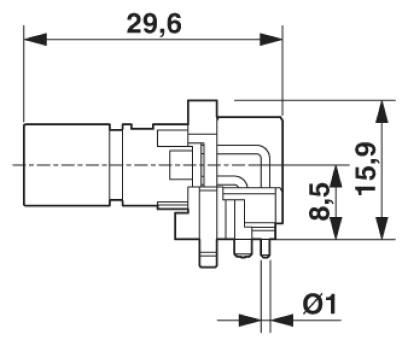 Встраиваемые разъемы-SACC-DSIV-MS-4CON-L90 SCO