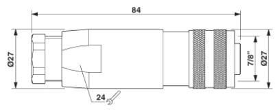 Разъем-SACC-MINFS-5CON-PG13