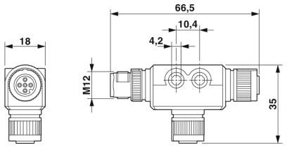 Т-распределитель-SAC-5PT-F/F-M VP