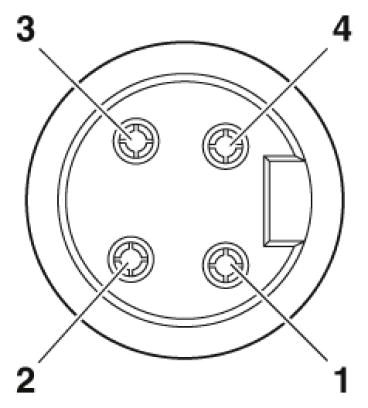 Силовой кабель-SAC-4P-MINMR/ 5,0-U50/MINFR