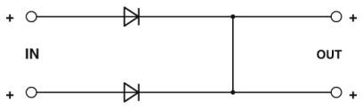 Резервные модули-UNO-DIODE/5-24DC/2X10/1X20