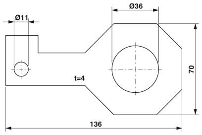 Крепежная пластина-FLT-ISG-PL-36