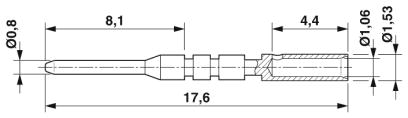 Обжимной контакт-SF-08KP020