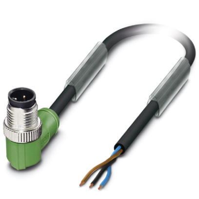 Кабель для датчика / исполнительного элемента-SAC-3P-M12MR/3,0-PUR
