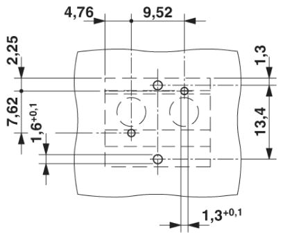 Клеммные блоки для печатного монтажа-MKDSV 5 HV/ 2-9,52-Z