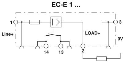 Электронный защитный выключатель-EC-E1 10A