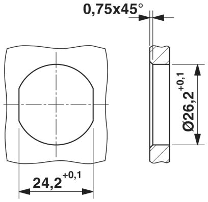 Встраиваемые разъемы-SACC-DSI-MINFS-5CON-M26 PCB