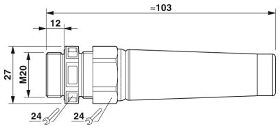Кабельный ввод-G-INB-M20-S68N-PEPDS-LG