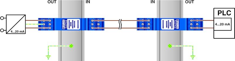 Штекерный модуль для защиты от перенапр-й-PT 2XEX(I)-24DC-ST