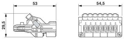 Модуль для контактов-DC-B 6-ID-7X4-UT