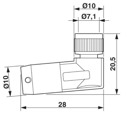 Кабель для датчика / исполнительного элемента-SAC-8P-M 8MS/ 3,0-PUR/M 8FR