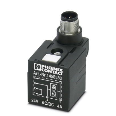 Штекерный модуль для электромагнитного клапана-SAC-4P-MS/A-1L-Z D SCO