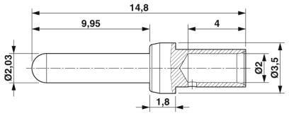 Обжимной контакт-RC-5CP2000