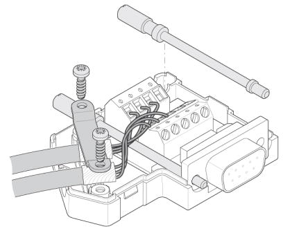 Шинный штекер D-SUB-SUBCON-PLUS F4
