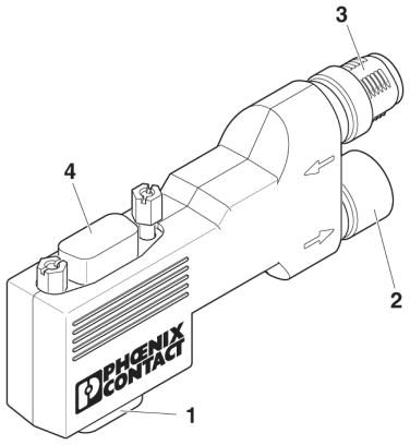 Шинный штекер D-SUB-SUBCON-PLUS-PROFIB/90X/PG/M12
