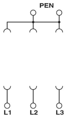 Базовый элемент для защиты от перенапряжений, тип 2-VAL-MS/3+0-BE