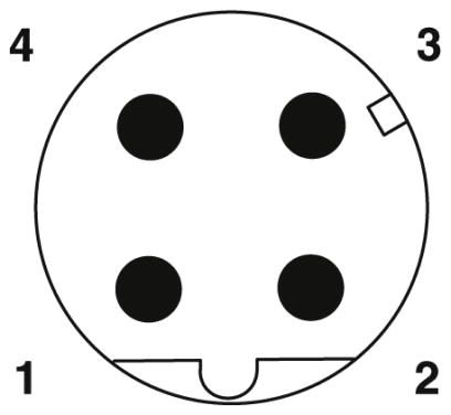 Шинный системный соединитель-SACC-M12MSD-4Q SH PN