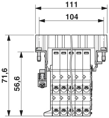 Адаптер клеммного модуля-HC-B 24-A-UT-PER-M