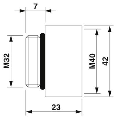Переходник-ENLAR-M-KV-M32/M40